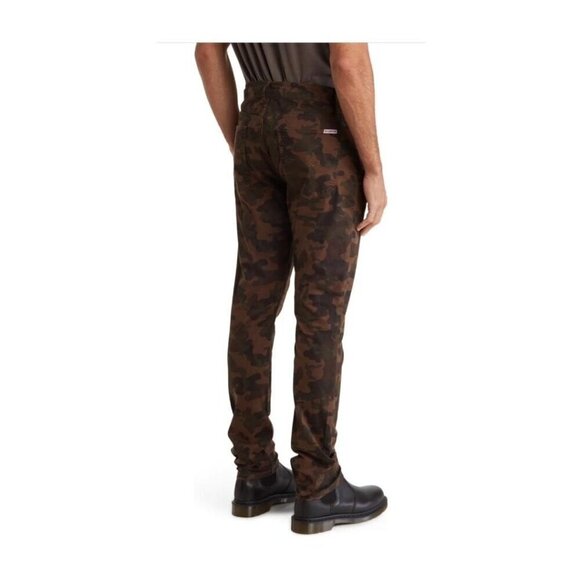 Hudson Mens Brown Ace Camo Print Mid Rise Skinny Jeans Sz 34 x 32 New - Picture 2 of 10